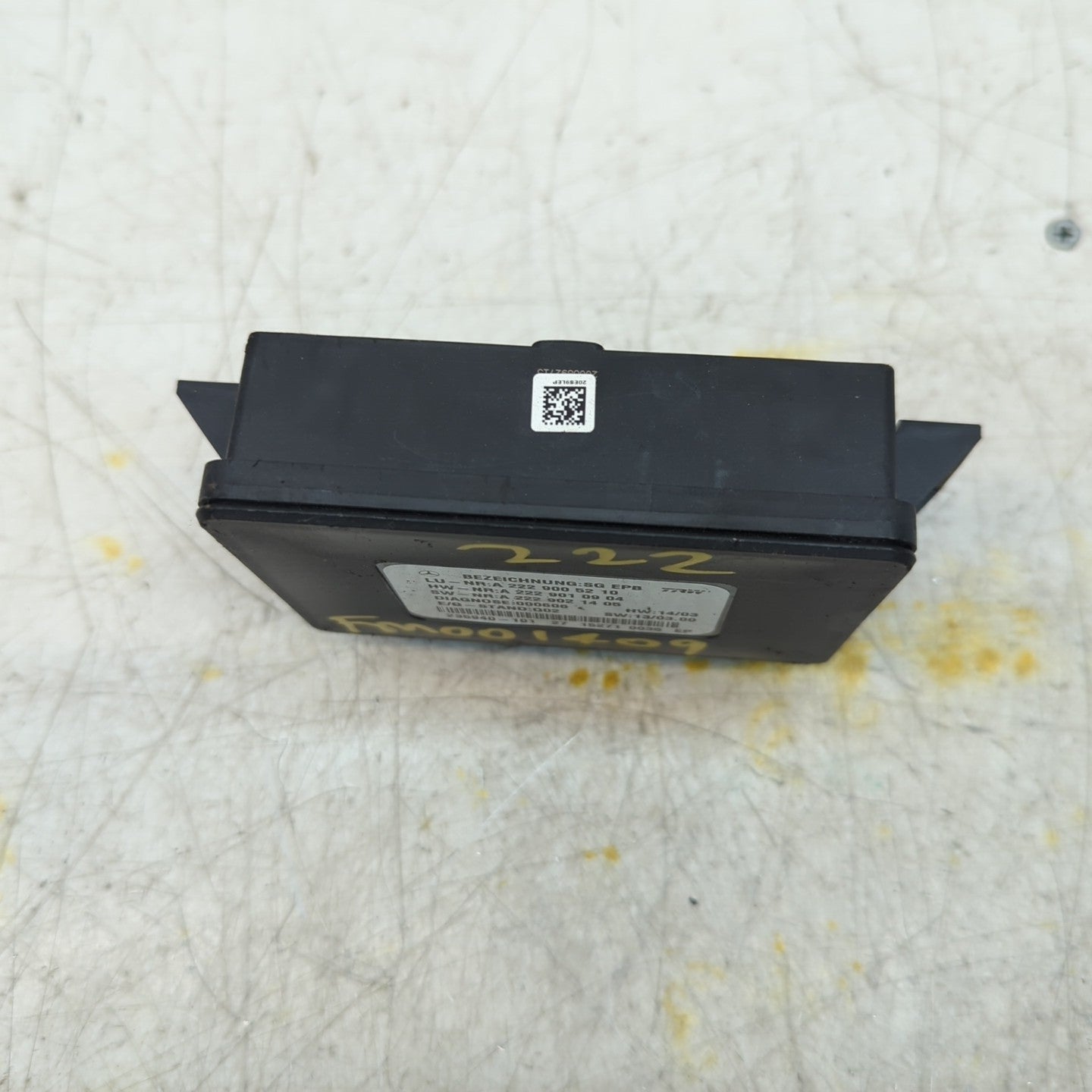 MERCEDES S-CLASS PARKING BRAKE CONTROL UNIT W222 A2229005210 FM001409