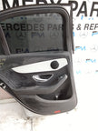 MERCEDES C-CLASS W205 SLN PASSENGER REAR DOOR NSR SILVER 2014 ON COMPLETE FMD339