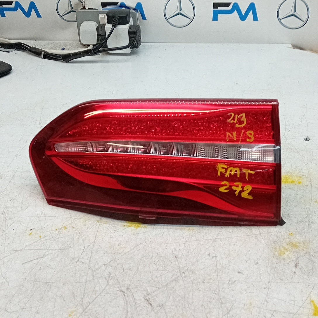 MERCEDES E-CLASS W213 PASSENGER LEFT NS REAR TAIL LIGHT  2016 FMT272