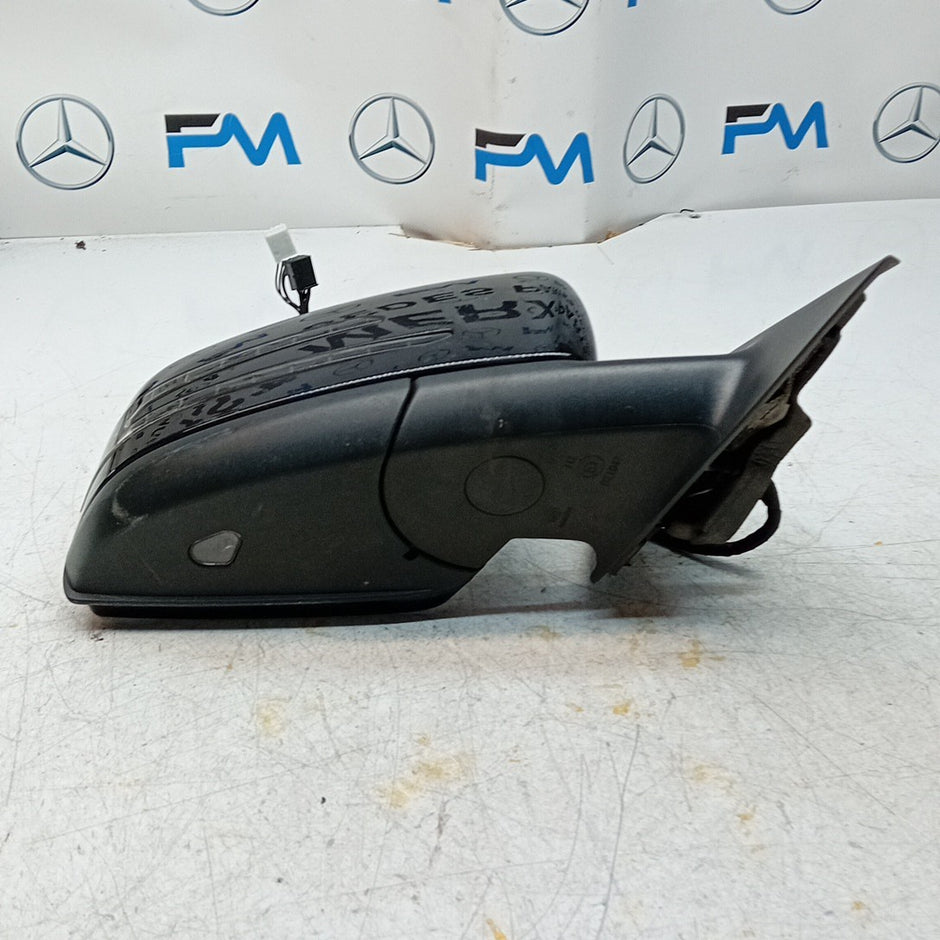 MERCEDES CLA W117 DRIVER SIDE WING MIRROR BLACK A1178102019 PL 2013-19 FMM50