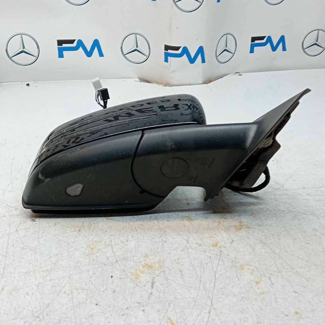 MERCEDES CLA W117 DRIVER SIDE WING MIRROR BLACK A1178102019 PL 2013-19 FMM50