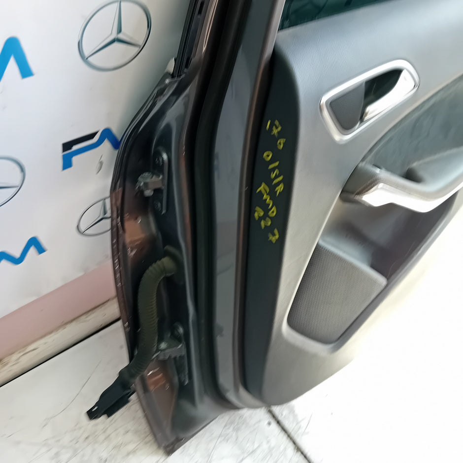 MERCEDES BENZ A-CLASS W176 DRIVER REAR DOOR OSR GREY 2012-18 COMPLETE FMD227