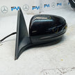 MERCEDES C-CLASS W205 PASSENGER  WING MIRROR NSF BLACK 2014 PL A2058101916 FMM64