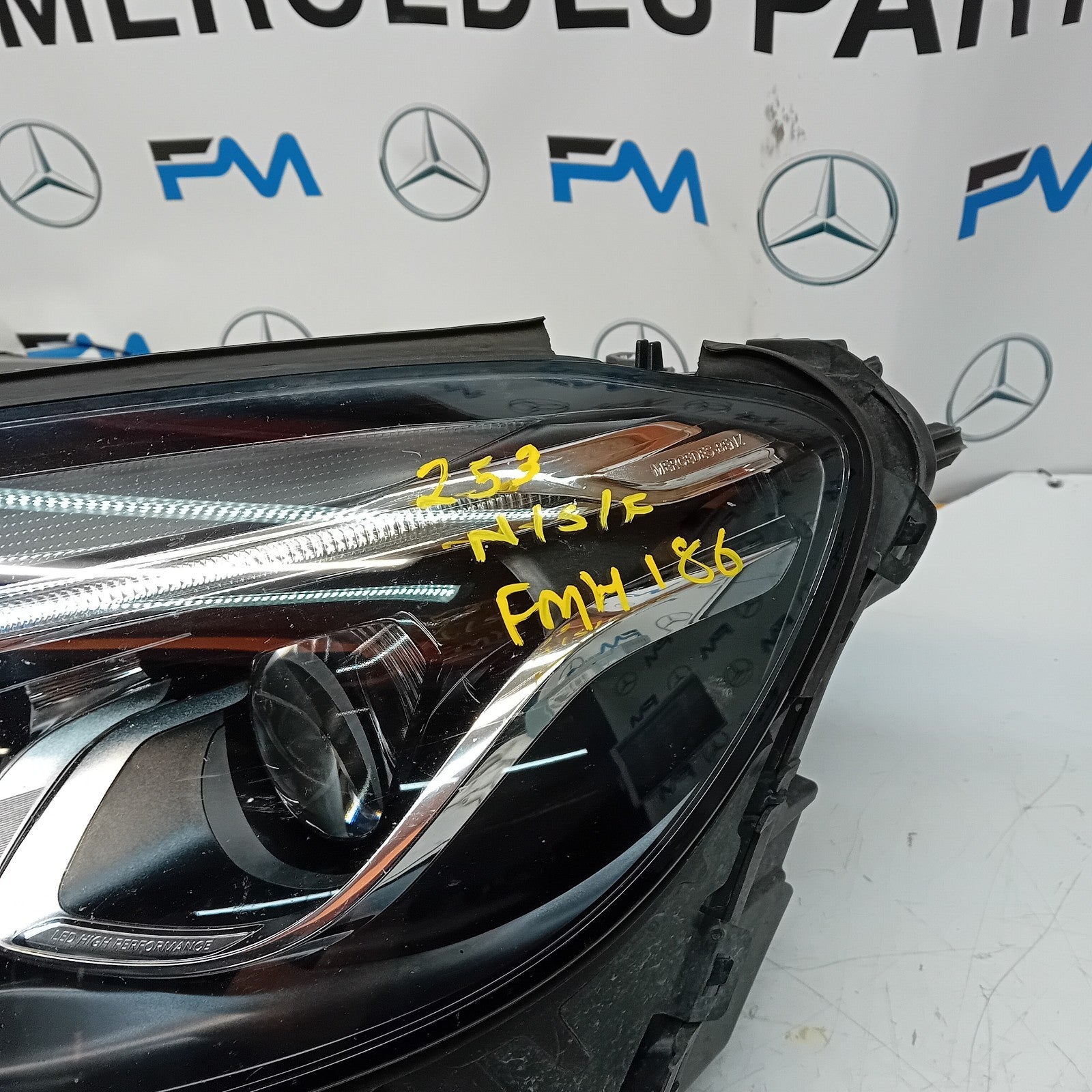 MERCEDES GLC W253 PASSEN HIGH PERFORM COMPLETE HEADLIGHT A2539065301 2016 FMH186