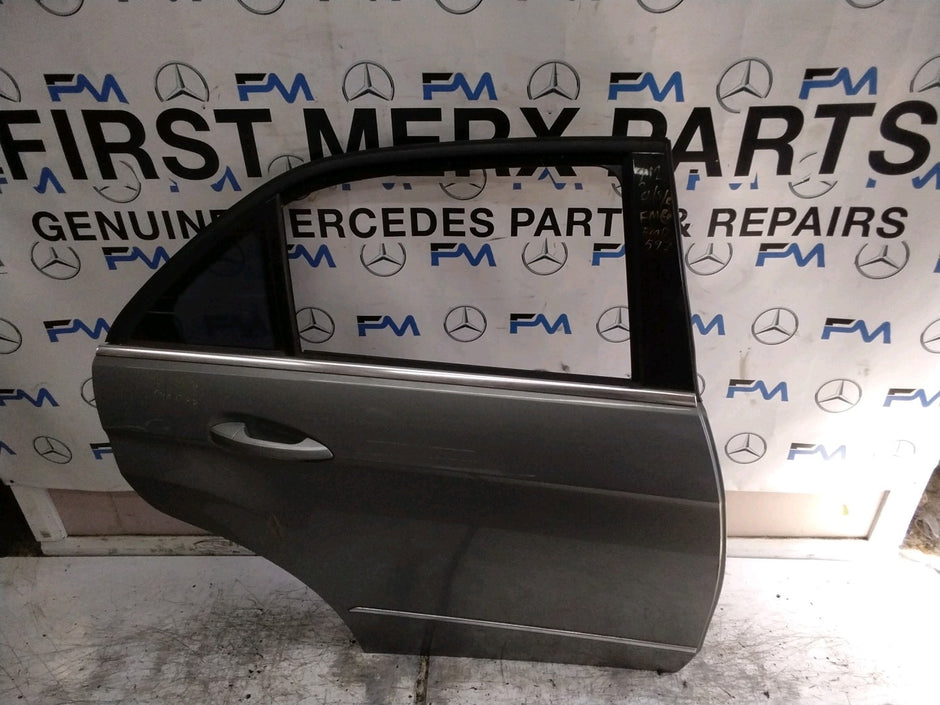 MERCEDES BENZ  E-CLS W212  DRIVER REAR DOOR OSR GREY 2009-16  FMD597