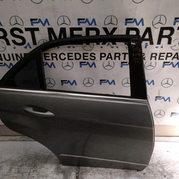 MERCEDES BENZ  E-CLS W212  DRIVER REAR DOOR OSR GREY 2009-16  FMD597