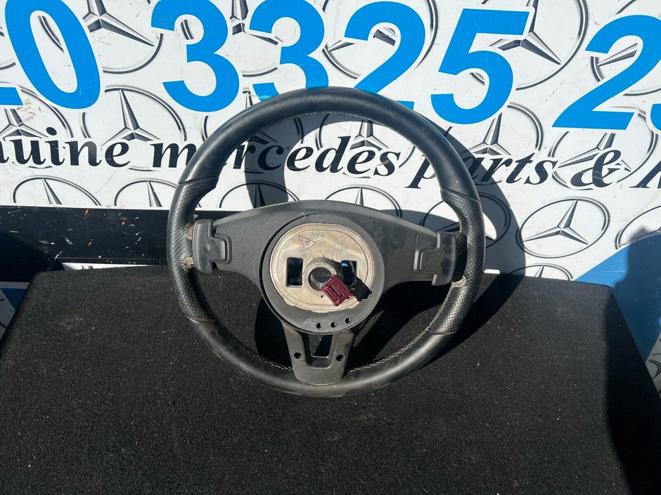 MERCEDES A CLASS W176 LEATHER MULTIFUNCTION STEERING WHEEL A2184602018
