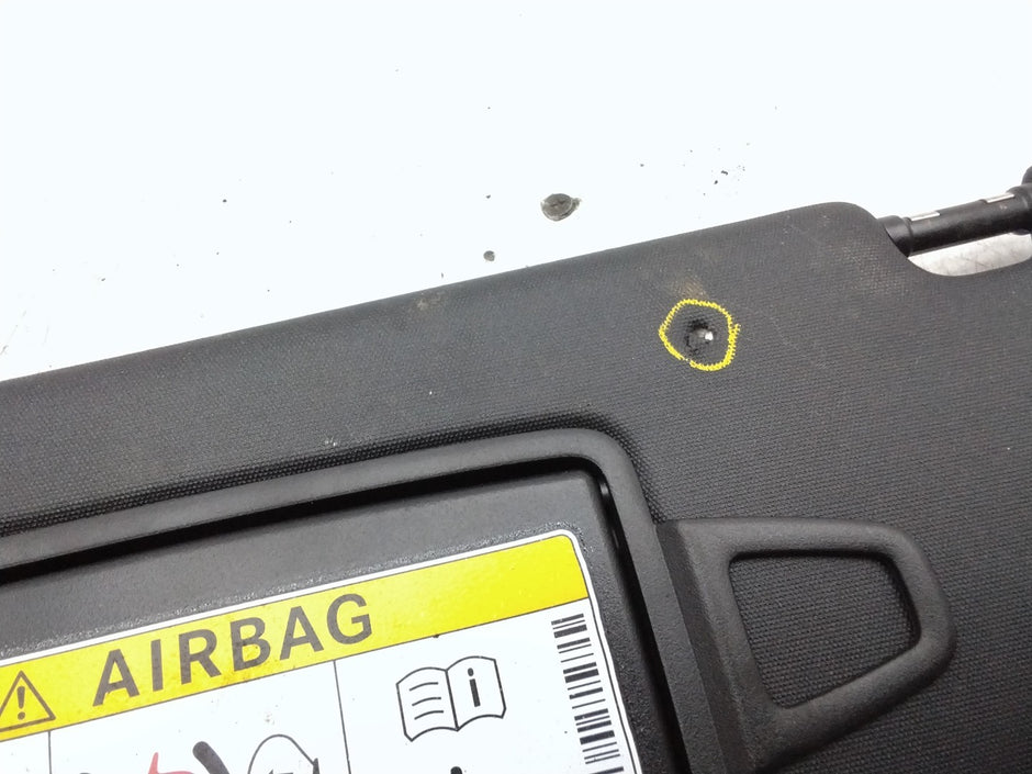  MERCEDES A-CLASS W177 FRONT PASSENGER SIDE SUNVISOR A1778106100 FMR44 (DAMAGED)