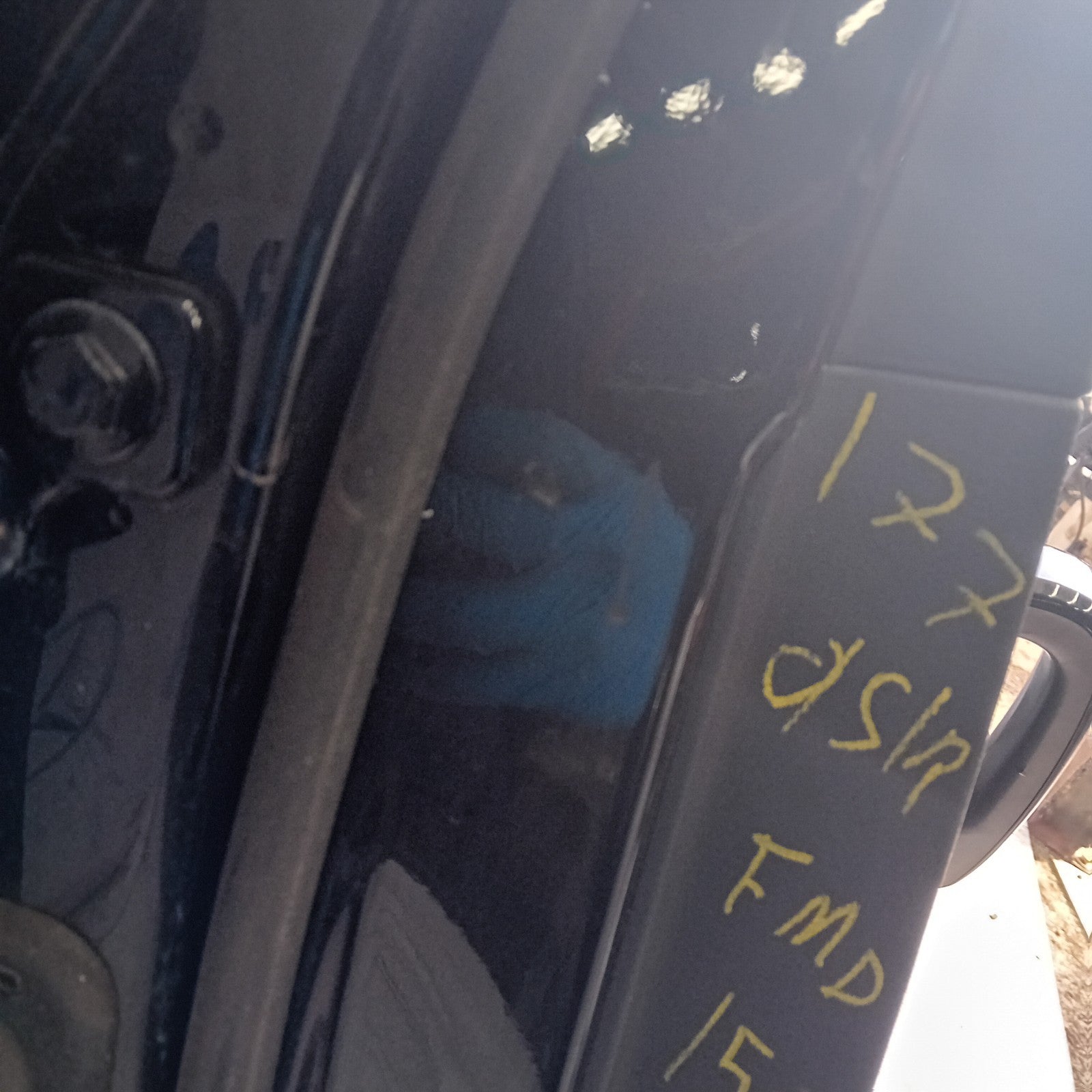 MERCEDES BENZ A-CLASS W177 DRIVER SIDE REAR DOOR O/S/R BLACK  COMPLETE FMD150
