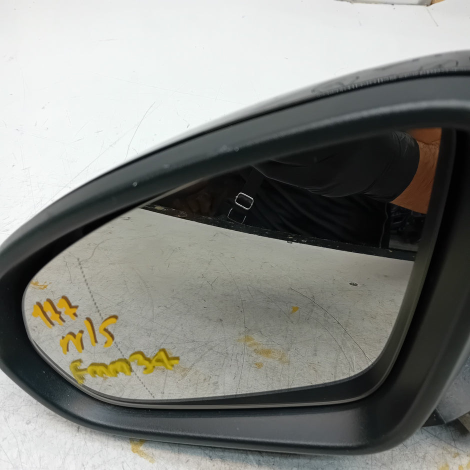 MERCEDES A-CLASS  W177 PASSENGER SIDE WING MIRROR A1778105304 BLACK FMM34