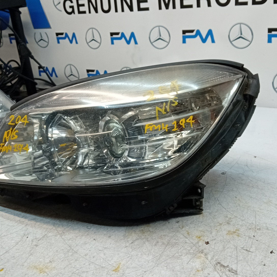 MERCEDES BENZ C-CLASS W204 PASSENGER SIDE NS HEADLIGHT 2012 A2048208561 FMH194