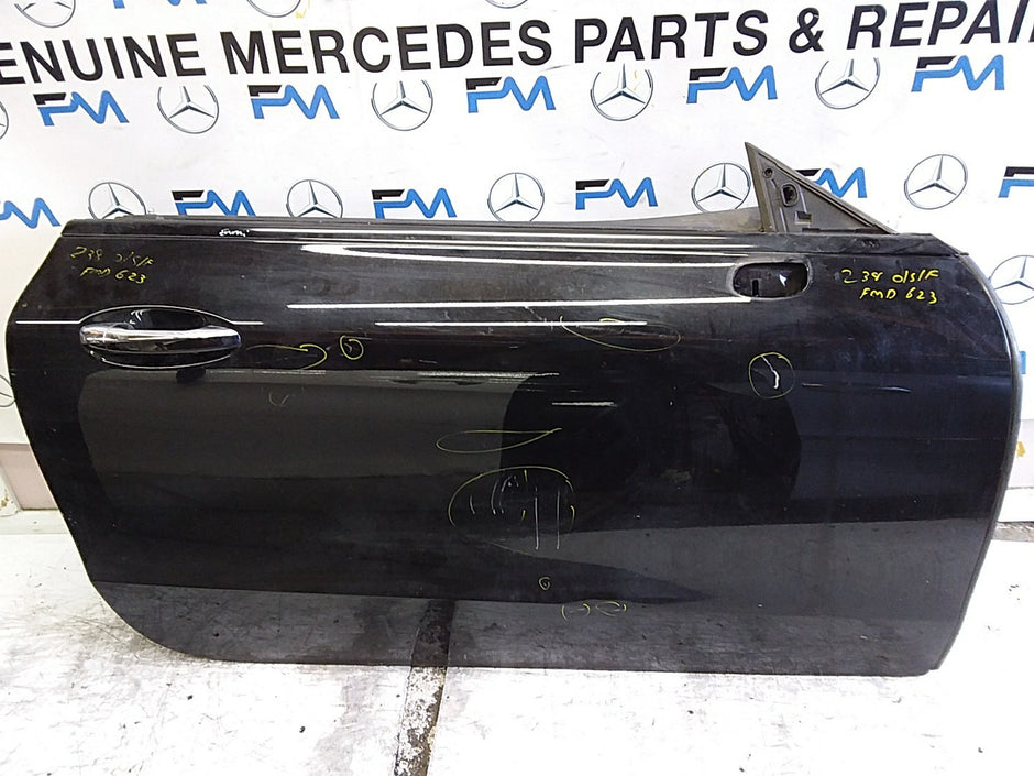 MERCEDES E-CLASS C238  COUPE DRIVER FRONT DOOR OSF BLACK 2016 ONWARDS FMD623