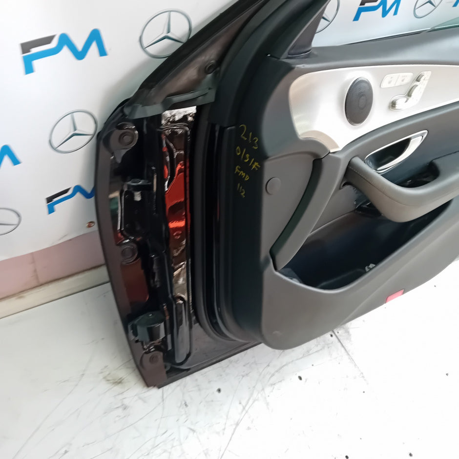 MERCEDES BENZ  E-CLASS W213 DRIVER SIDE FRONT DOOR O/S/F COMPLETE BLACK FMD112