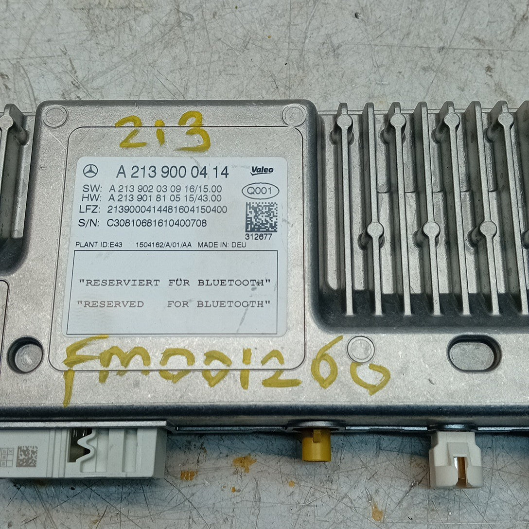 MERCEDES C-CLASS W213 BLUETOOTH PARKING CONTROL MODULE A2139000414 FM001260