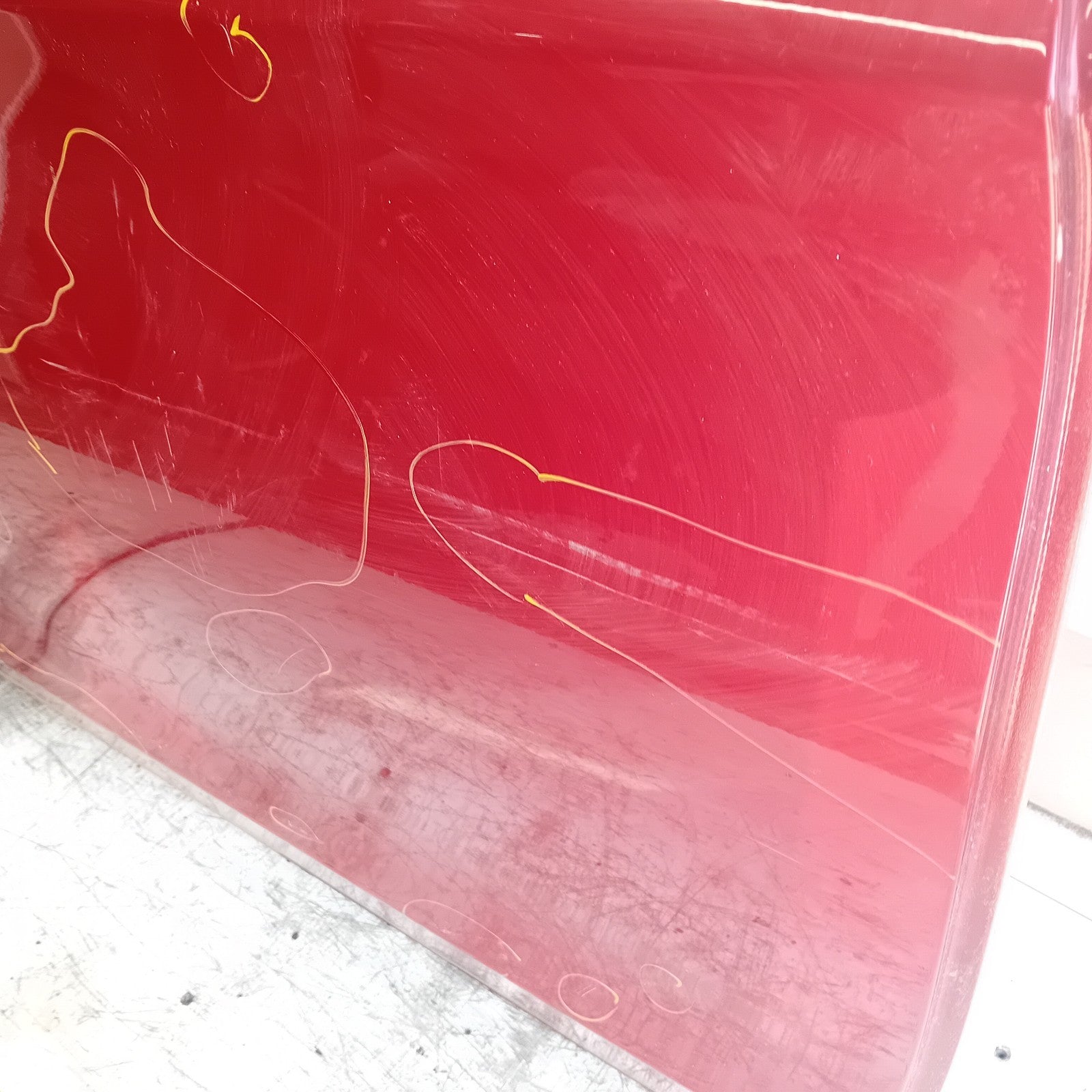 MERCEDES C-CLASS W205 DRIVER FRONT DOOR OSF 2014 RED  FMD508