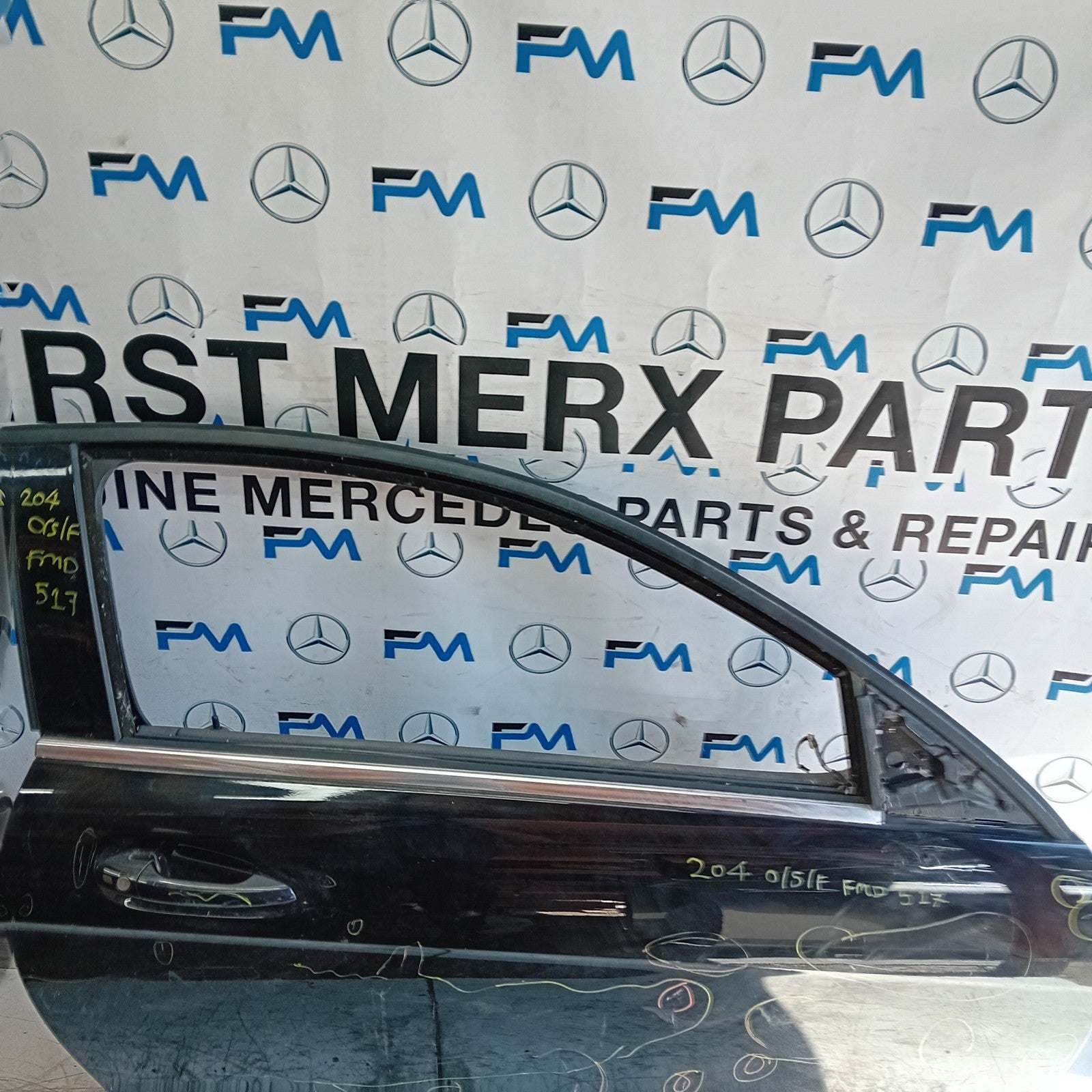 MERCEDES E-CLASS W213 DRIVER FRONT DOOR OSF 2016 ON BLACK COMPLETE  FMD517