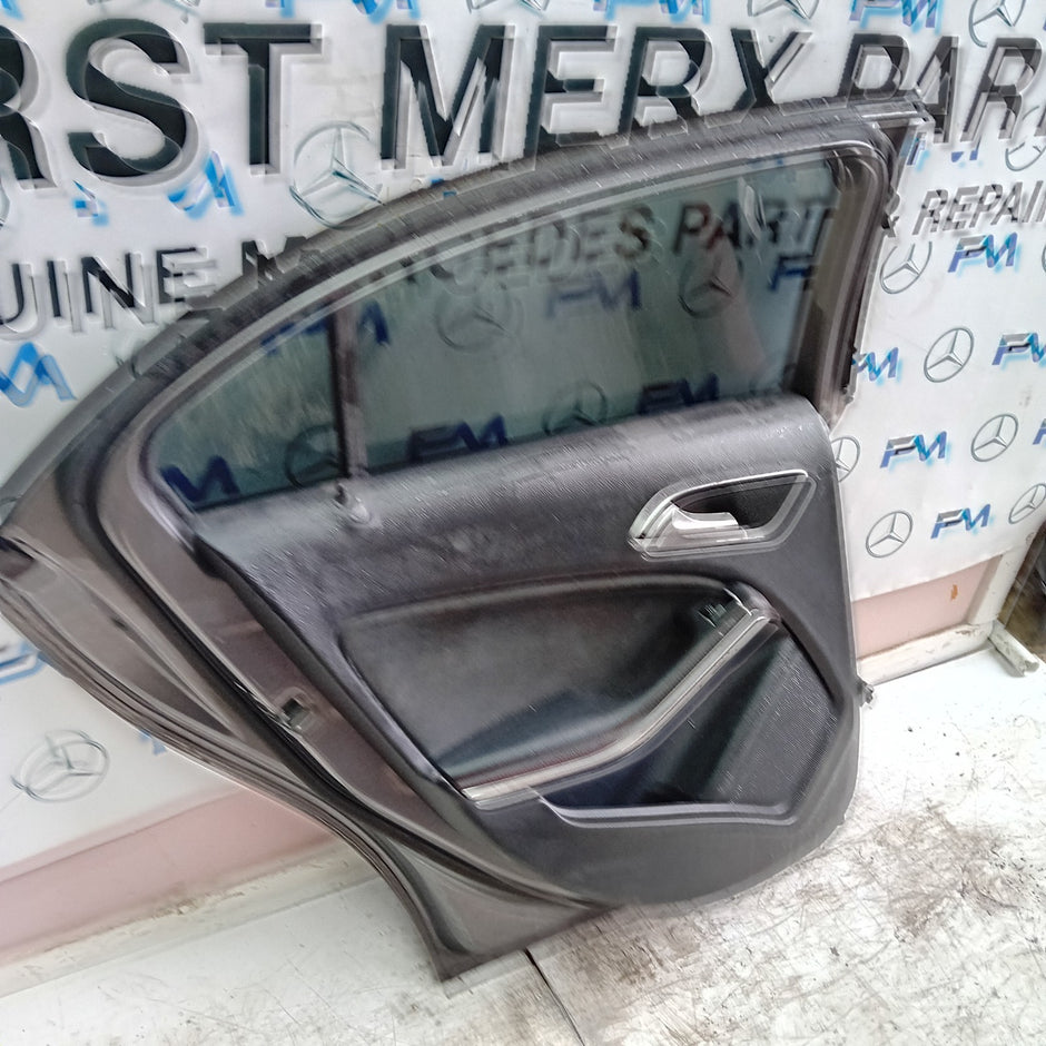 MERCEDES A-CLASS W176 PASSENGER REAR DOOR NSR GREY 2012-18 COMPLETE FMD248