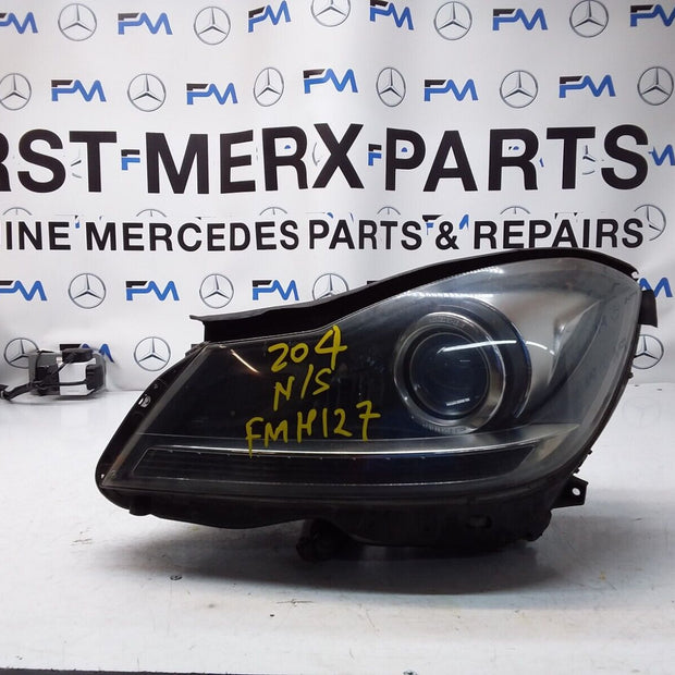 2011 MERCEDES C-CLASS W204 HEADLIGHT PASSENGER NS A2048204539 FMH127