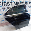 MERDEDES A-CLASS W177 SALOON DRIVER REAR DOOR NSR BLACK 2018 ON COMPLETE FMD186