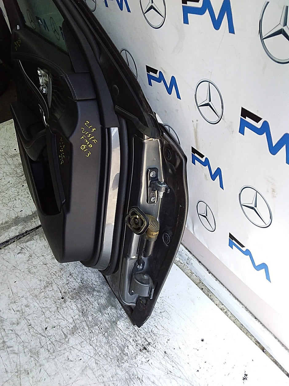 MERCEDES E-CLS W213 SLN PASSENGER FRONT DOOR NSF GREY 2016-23 COMPLETE FMD613