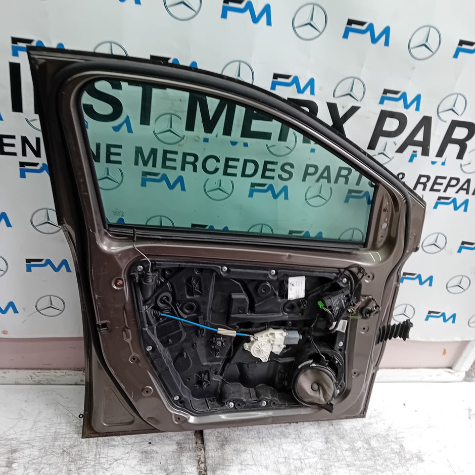 MERCEDES B-CLASS W246 PASSENGER FRONT DOOR NSF BROWN 2012-19 COMPLETE FMD387
