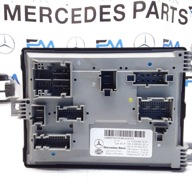 MERCEDES C-CLASS REAR SAM CONTROL MODULE W205 A2059007437 FM00383