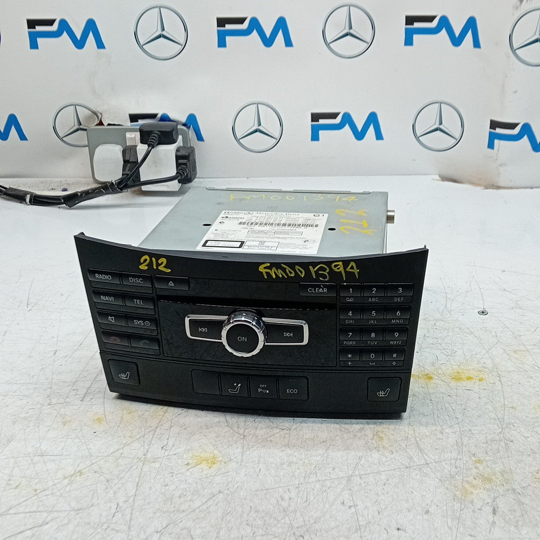 MERCEDES E CLASS W212 STEREO SAT NAV SYSTEM A2129006417 2009-2016 FM001395