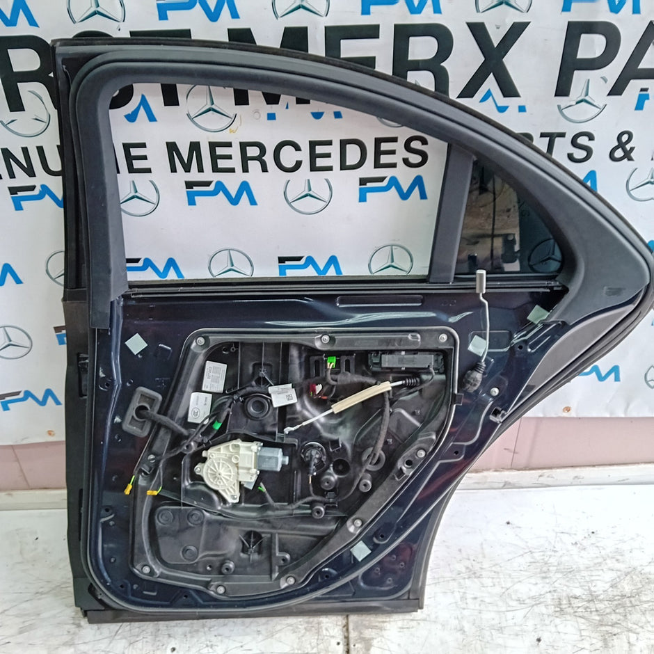 MERCEDES BENZ S-CLASS W222 SALOON DRIVER REAR DOOR OSR BLACK 2014 ON FMD214