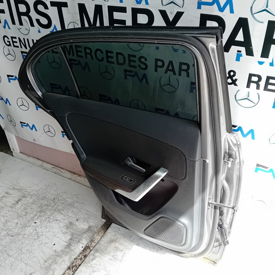 MERCEDES A-CLASS W177 PASSENGER REAR DOOR NSR GREY 2018 ON COMPLETE FMD434