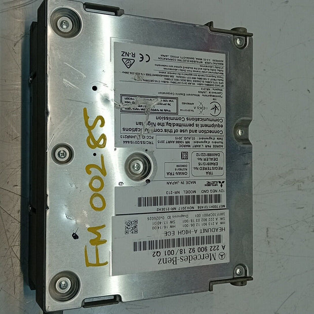MERCEDES BENZ E CLASS HEAD UNIT A HIGH ECE DIGITAL DISPLAY A2229009218 FM00285