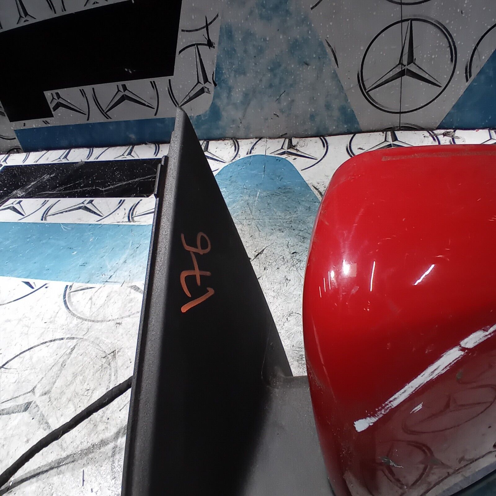 2013-2018 MERCEDES BENZ A CLASS W176 WING MIRROR PASSENGER LEFT NSF RED