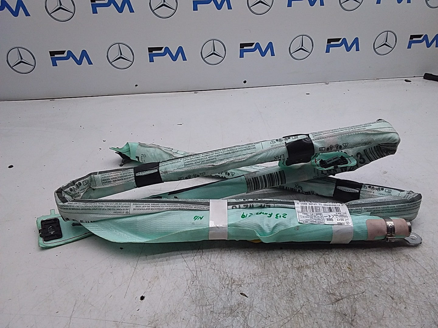 MERCEDES E-CLASS W213 CURTAIN ROOF AIRBAG NS LEFT SIDE A2138600902 FMR219