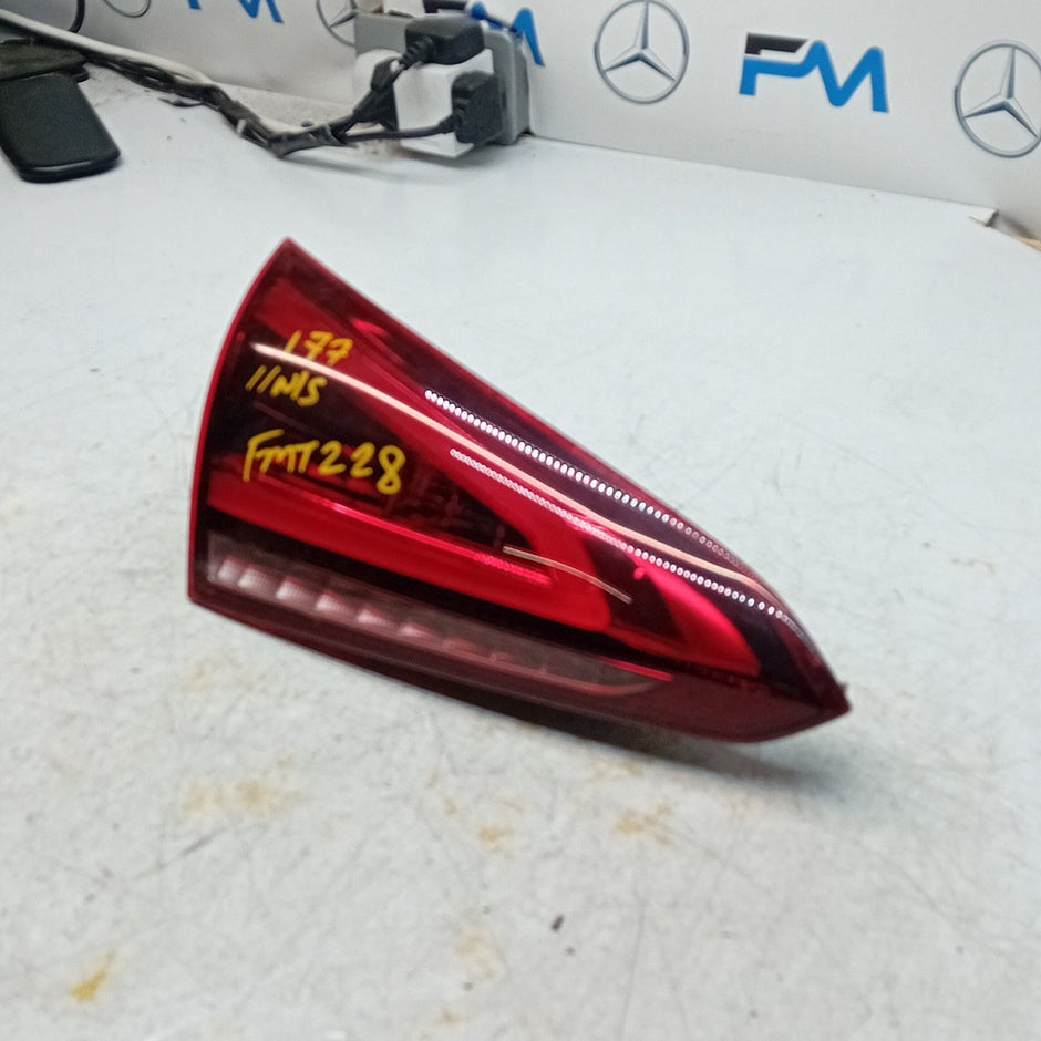 MERCEDES A-CLASS W177 PASSENGER LEFT NS REAR INNER TAIL LIGHT A1779061900 FMT228