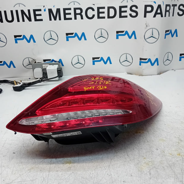 MERCEDES C-CLASS W205 DRIVER SIDE RIGHT REAR TAIL LIGHT 2014 A2059061457 FMT310