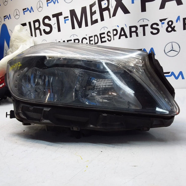 2013 MERCEDES A-CLASS W176 HEADLIGHT DRIVER SIDE OS A1768200461 FMH117 (Damaged)