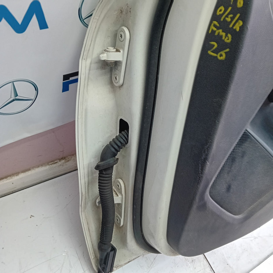MERCEDES BENZ A-CLASS W176 DRIVER REAR DOOR (OFF SIDE REAR) WHITE FMD26