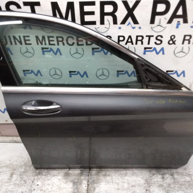 MERCEDES C-CLASS W205 SLN DRIVER FRONT DOOR OSF GREY COMPLETE 2014-21 FMD546