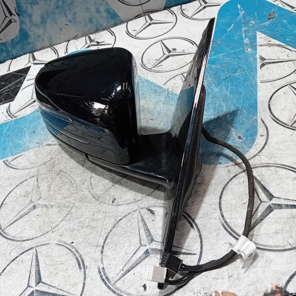 MERCEDES E CLASS DOOR MIRROR RIGHT POWERFOLD BLACK  A2078100200  2009-17
