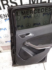MERCEDES BENZ GLA X156 DRIVER REAR DOOR OSR BLACK 2014-16 COMPLETE FMD332