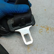 MITSUBISHI OUTLANDER MK3 SEAT BELT REAR DRIVER OSR TK AB2 EN308 BLACK FM001239