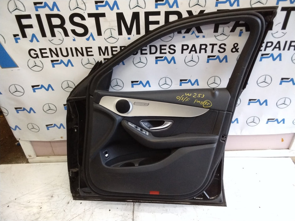 MERCEDES BENZ  GLC W253 DRIVER SIDE FRONT DOOR O/S/F COMPLETE BLACK FMD95