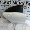 MERCEDES CLA W117 DRIVER REAR DOOR OSR WHITE 2014 COMPLETE FMD472