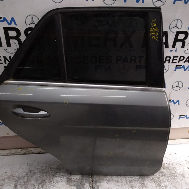 MERCEDES GLE W166  DRIVER REAR DOOR OSR GREY 2015- 2019 COMPLETE FMD562