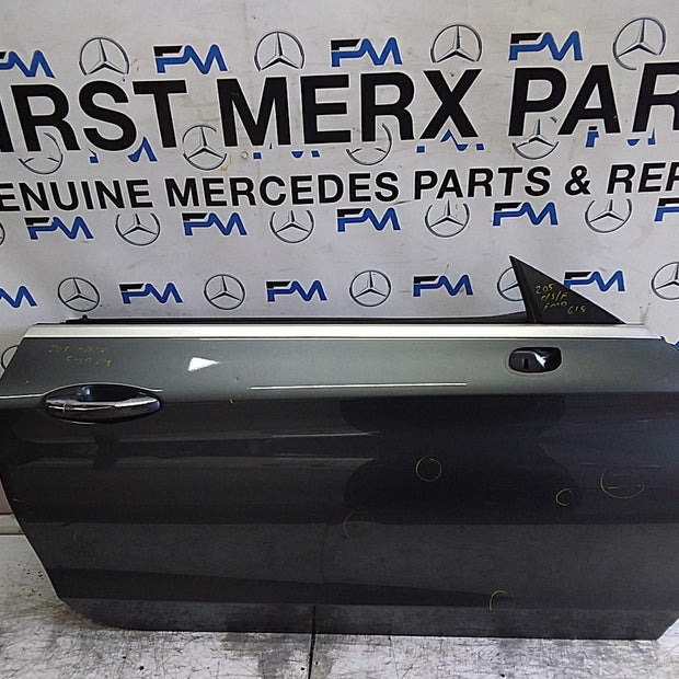 MERCEDES C-CLASS C205  DRIVER FRONT DOOR OSF GREY 2016 ONW COMPLETE FMD618