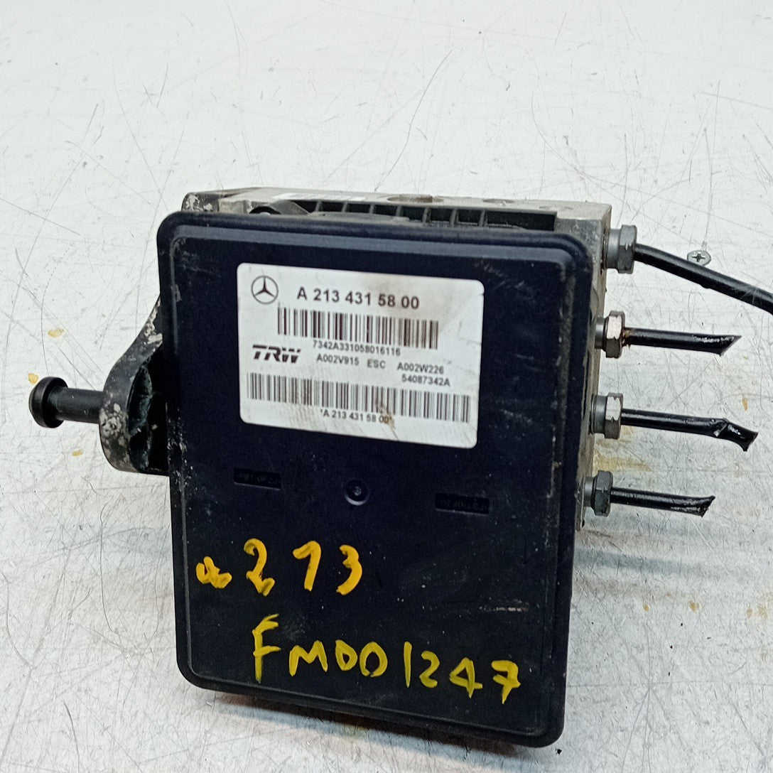 MERCEDES BENZ E-CLASS W213 ABS PUMP MODULE CONTROL UNIT A2134315800 FM001247