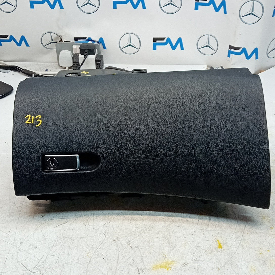 MERCEDES E-CLASS W213 DASHBOARD GLOVEBOX 2016 ON A2136800391 BLACK FM001315