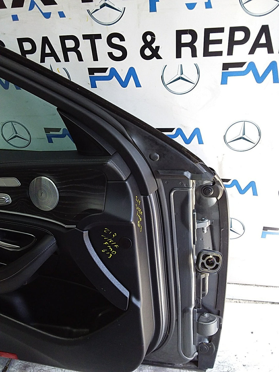 MERCEDES E-CLS W213 SLN PASSENGER FRONT DOOR NSF GREY 2016-23 COMPLETE FMD613
