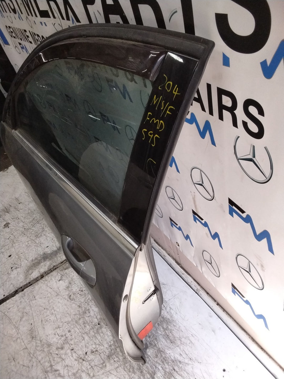 MERCEDES BENZ C-CLS W204 SLN PASSENGER FRONT DOOR NSF SILVER 2008-14  FMD595