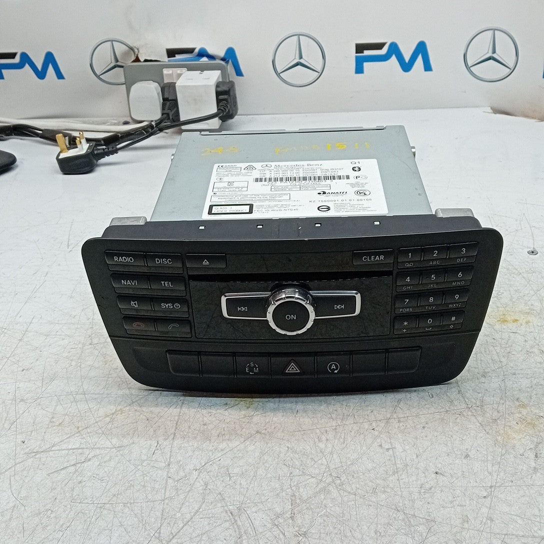 MERCEDES B-CLASS W246 STEREO SAT NAV SYSTEM A2469000516 2012-2019 FM001511