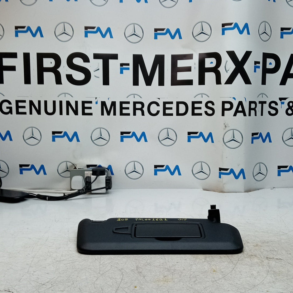 MERCEDES C-CLASS W205 SUN VISOR DRIVER SIDE OS BLACK 2014 FM001621